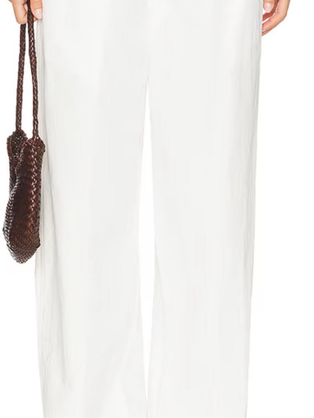 Citizens Of Humanity White Wide-Leg Cotton Pants